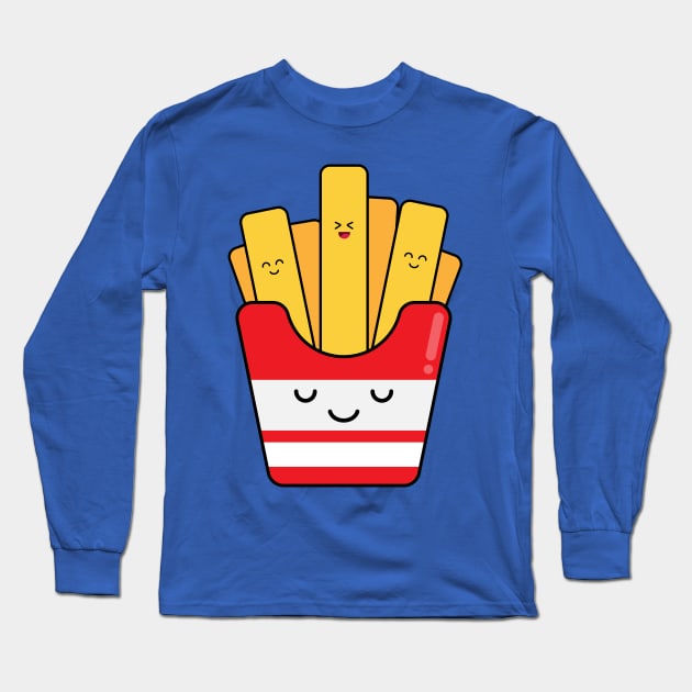 French Fries Long Sleeve T-Shirt by WildSloths